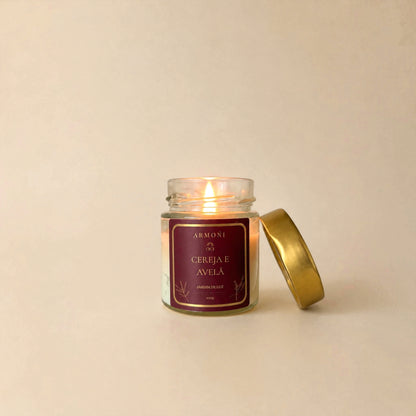 Vela Aromática Cereja e Avelã 100g