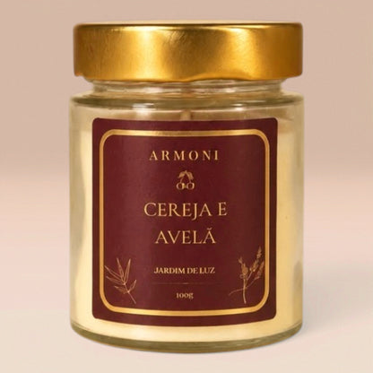 Vela Aromática Cereja e Avelã 100g