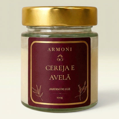 Vela Aromática Cereja e Avelã 100g