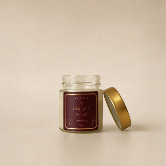 Vela Aromática Cereja e Avelã 100g