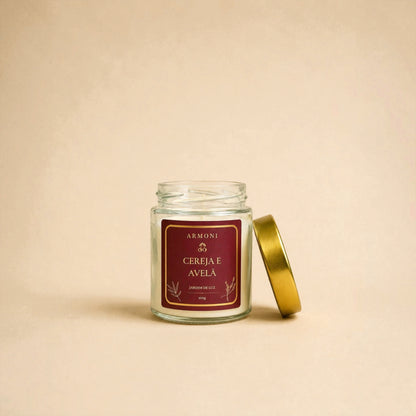 Vela Aromática Cereja e Avelã 100g