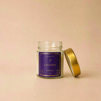Vela Aromática Lavanda 100g
