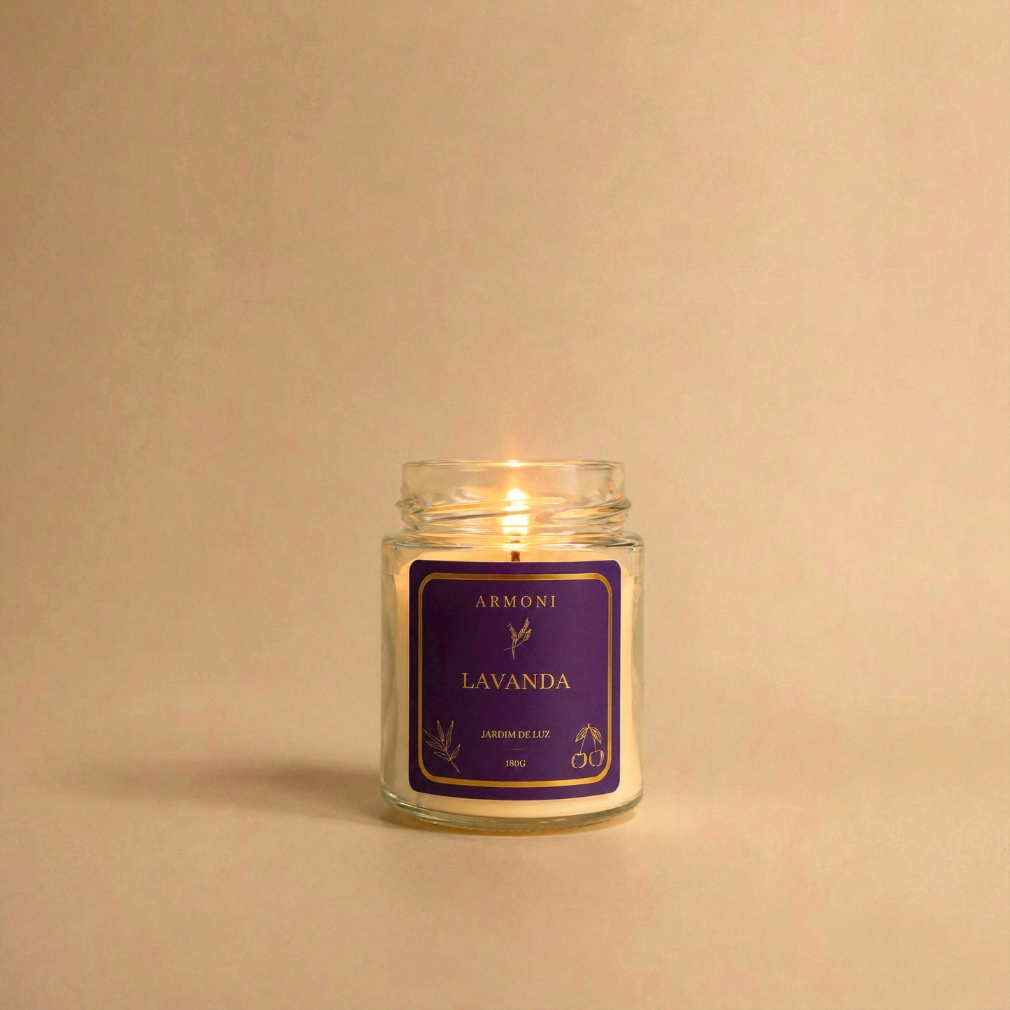 Vela Aromática Lavanda 100g
