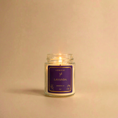 Vela Aromática Lavanda 100g