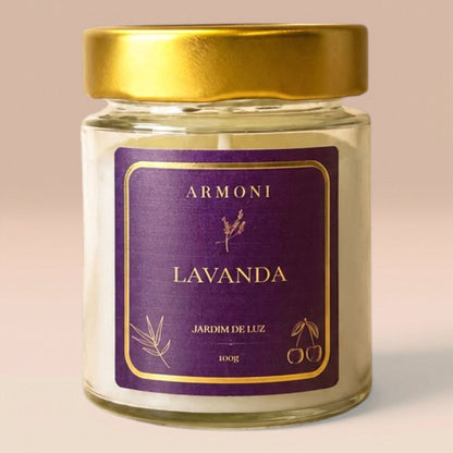 Vela Aromática Lavanda 100g