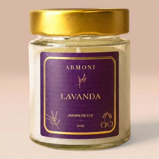 Vela Aromática Lavanda 100g