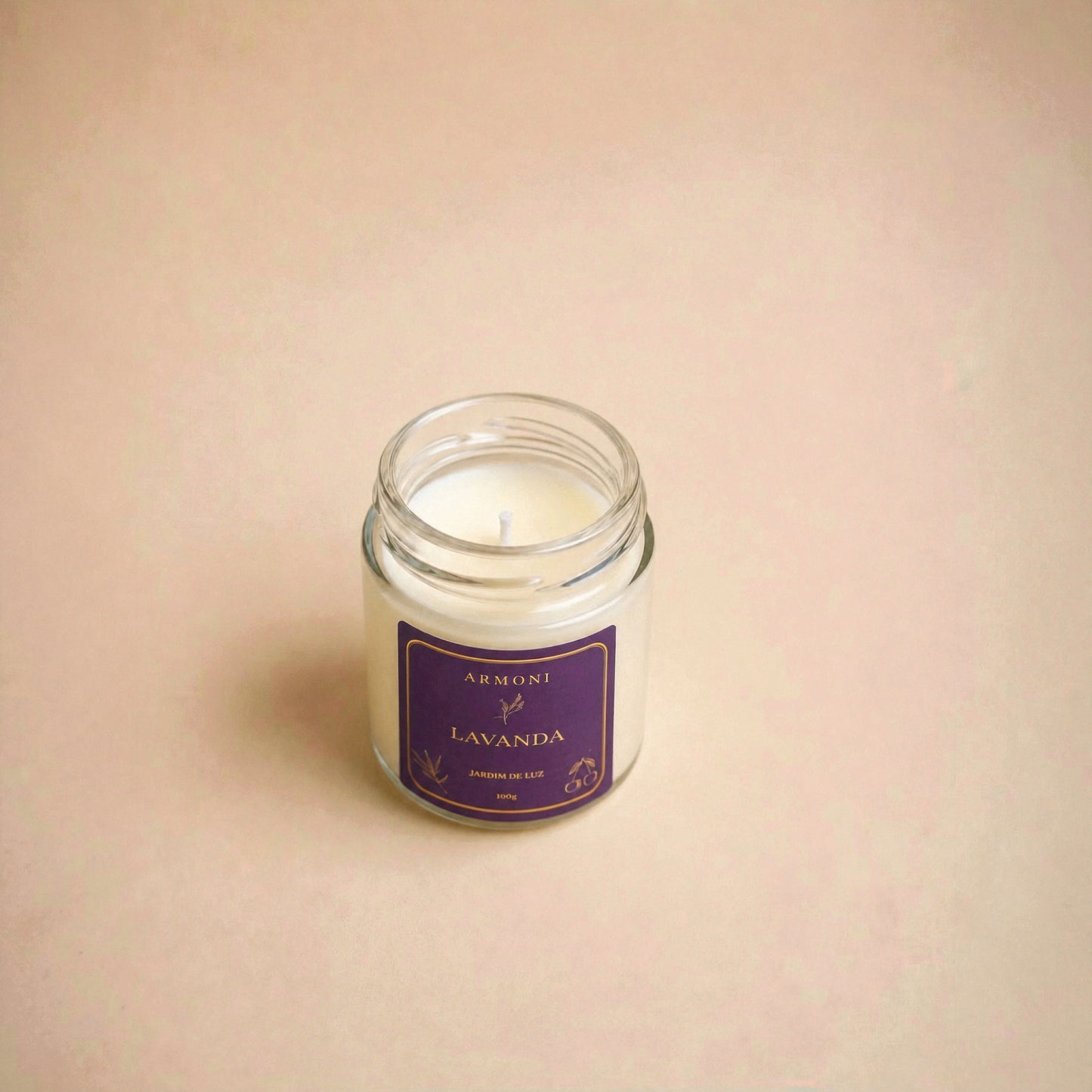 Vela Aromática Lavanda 100g