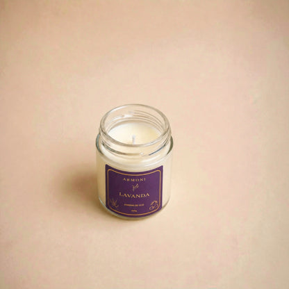 Vela Aromática Lavanda 100g