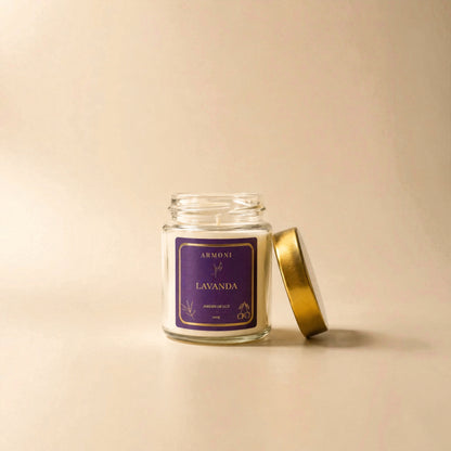 Vela Aromática Lavanda 100g