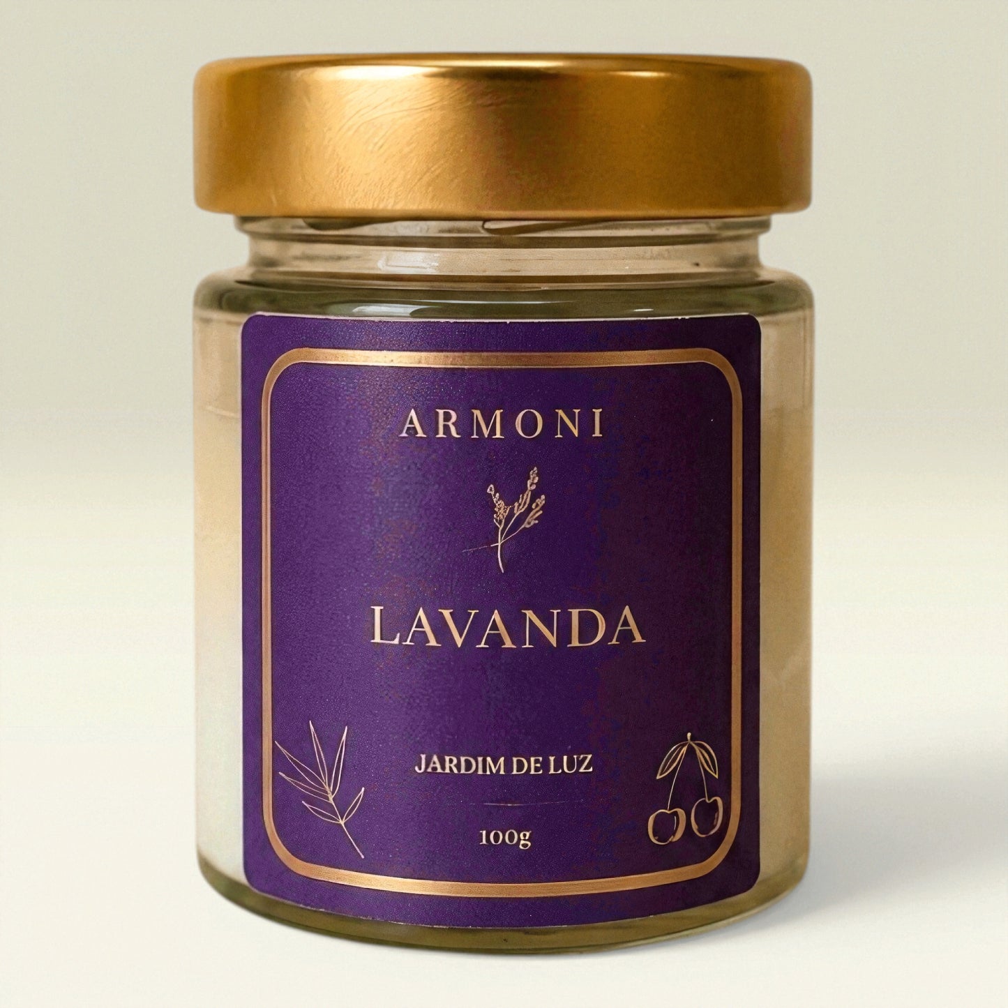 Vela Aromática Lavanda 100g