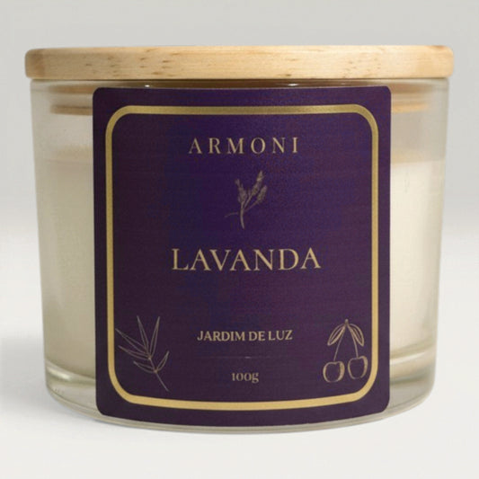 Vela Aromática Lavanda 100g